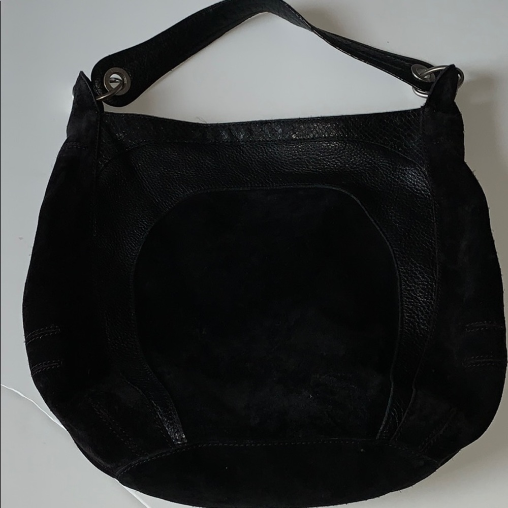 Banana Republic Women’s Black Leather Suede Purse